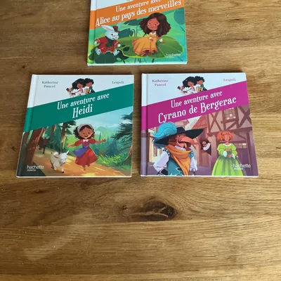 3 livres collection Au pays des livres